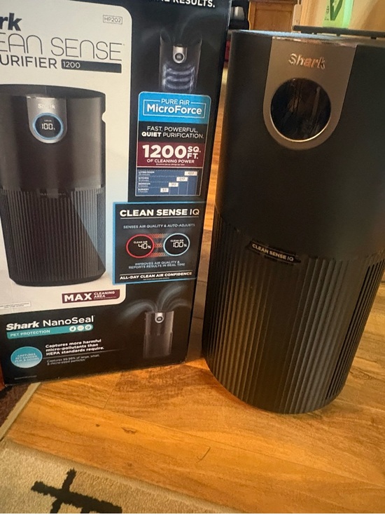 Shark Other - Shark Clean Sense IQ Air Purifier — Black